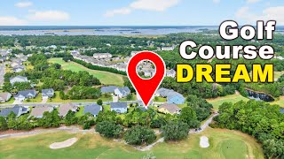 Gorgeous Golf Course Home | Chef’s Kitchen & Minutes to Carolina Beach