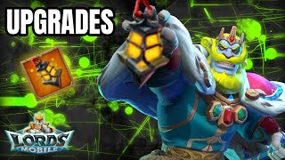 CHAMPION GEAR UPGRADES & DAILY ARTIFACTS! - Lords Mobile