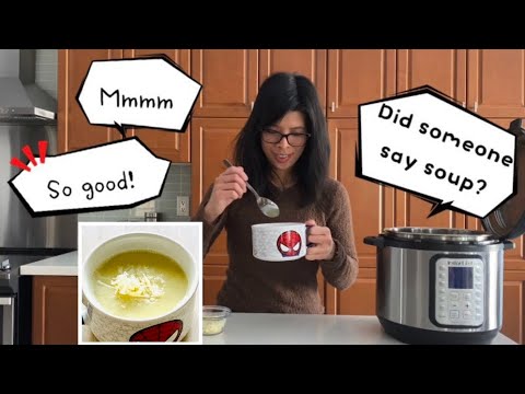 Easy soup in the Instant Pot - Instant Pot Celery Soup