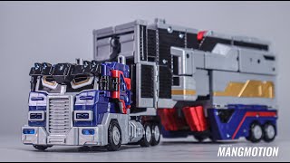 Korea Optimus？Metal Cardbot Heavy Iron truck robot quick review.