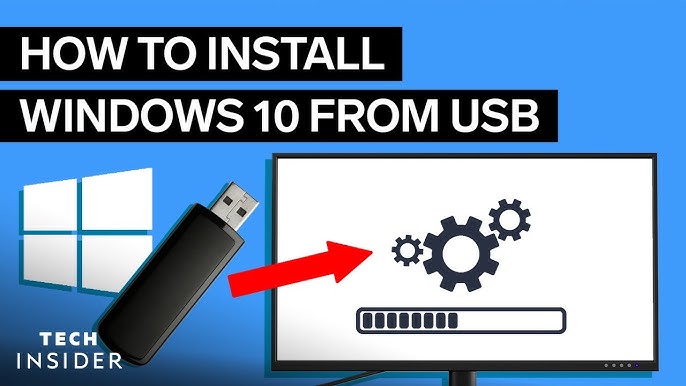 How To Install Windows 10 From USB (2022) - YouTube