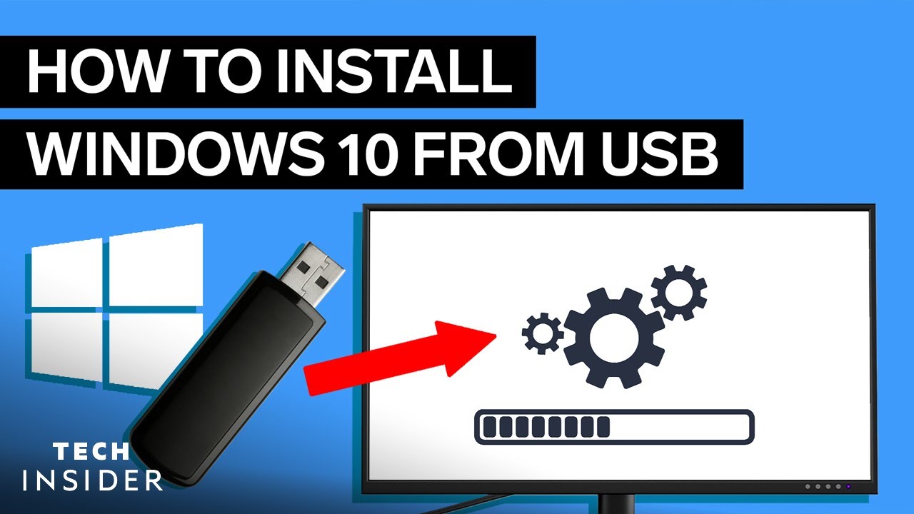 How To Install Windows 10 From (2022) YouTube