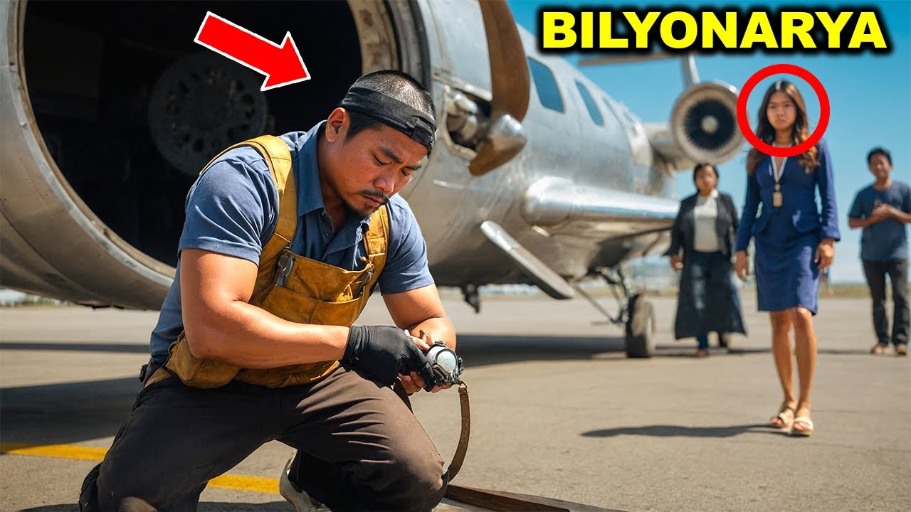 Mekanikong Hirap Ayusin ang Jet ng Isang Bilyonarya sa Paliparan – Bigla Siya ang Nag-alok ng Kasal