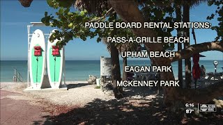 St. Pete Beach adds new paddle board rental stations Chuck S Paddleboat Rental