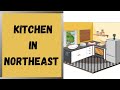 उत्तर पूर्वी किचन / रसोई घर ~ Effects of Kitchen in the Northeast direction