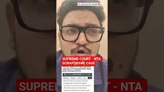 Supreme Court Case for NTA REMOVE🙄 RE-NEET 2026 latest news today #neet2026 #ytshorts #neet #mbbs