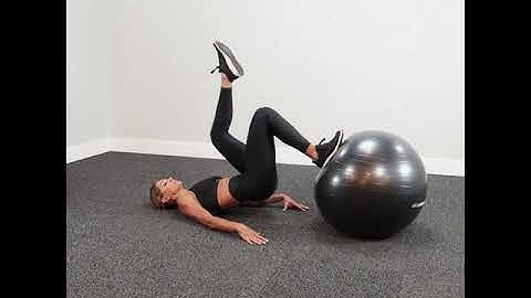 Swiss Ball Single-Leg Leg Curl