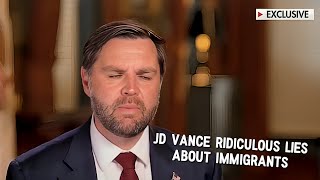 JD Vance Lies His Ass Off About Immigrants