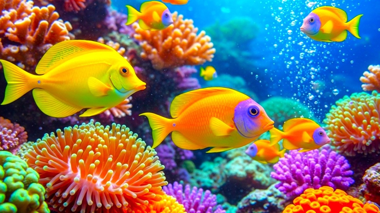 The Best 4K Aquarium - Calming Music, Healing Music For The Heart, And Blood Vessels #10