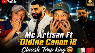 Mc Artisan Ft Didine Canon 16 - Penalty (Reaction)🇲🇦🇩🇿 Claash TrapKing!! 🔥