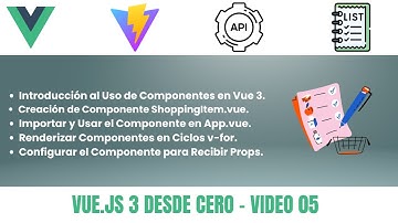 VUE 3 desde CERO: Organiza tu Proyecto en VUE 3 con COMPONENTES REUTILIZABLES  [Video 05]