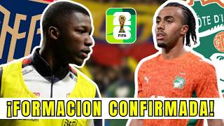 🔥FORMACION CONFIERMA DE ECUADOR EN EL MUNDIAL.