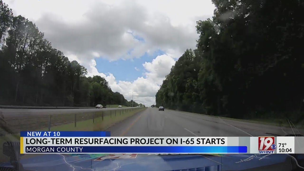 ALDOT Resurfacing 23 Miles of I-65 | June 16, 2025 | News 19 at 10 p.m ...