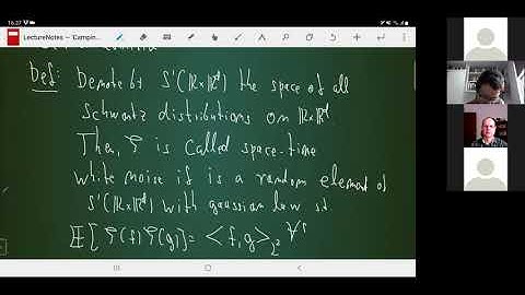 Minicurso Introduction to  Regularity Structures, Dirk Erhard - Aula 1