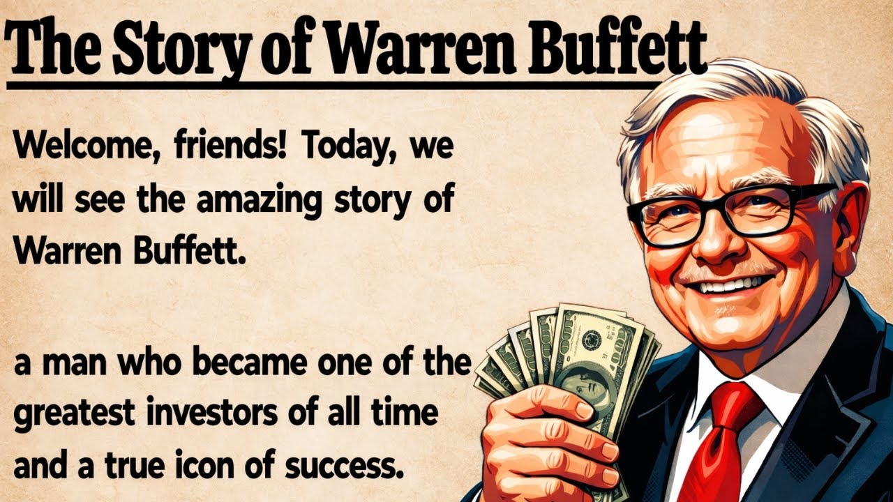 The Story and Quiet Investing Method of Warren Buffett | Learn English by Investing