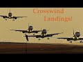 Crosswind Landings in Big Jets