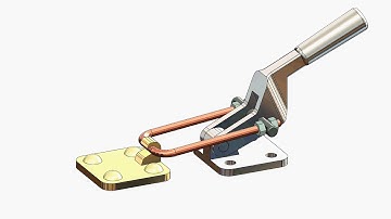 Mechanism 65 | Toggle Clamp version 2| Solidworks tutorial