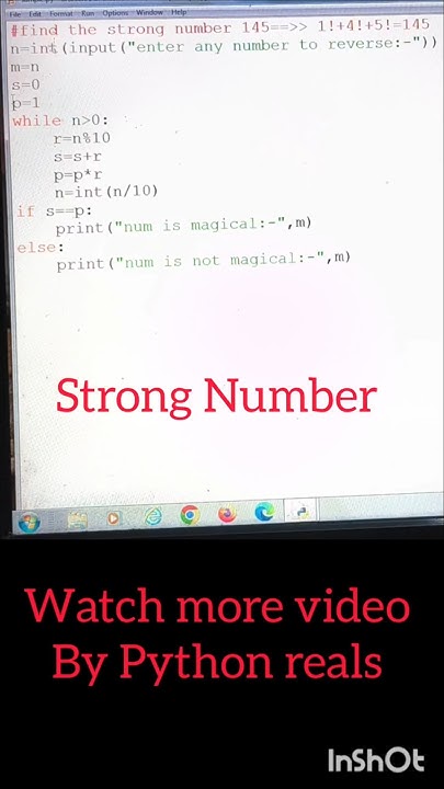Strong Number - YouTube