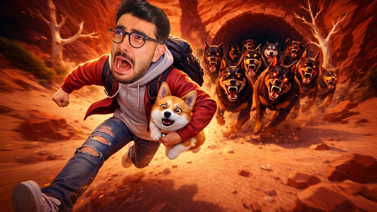 هل استطيع الهروب من جيش الكلاب المسعورة😭