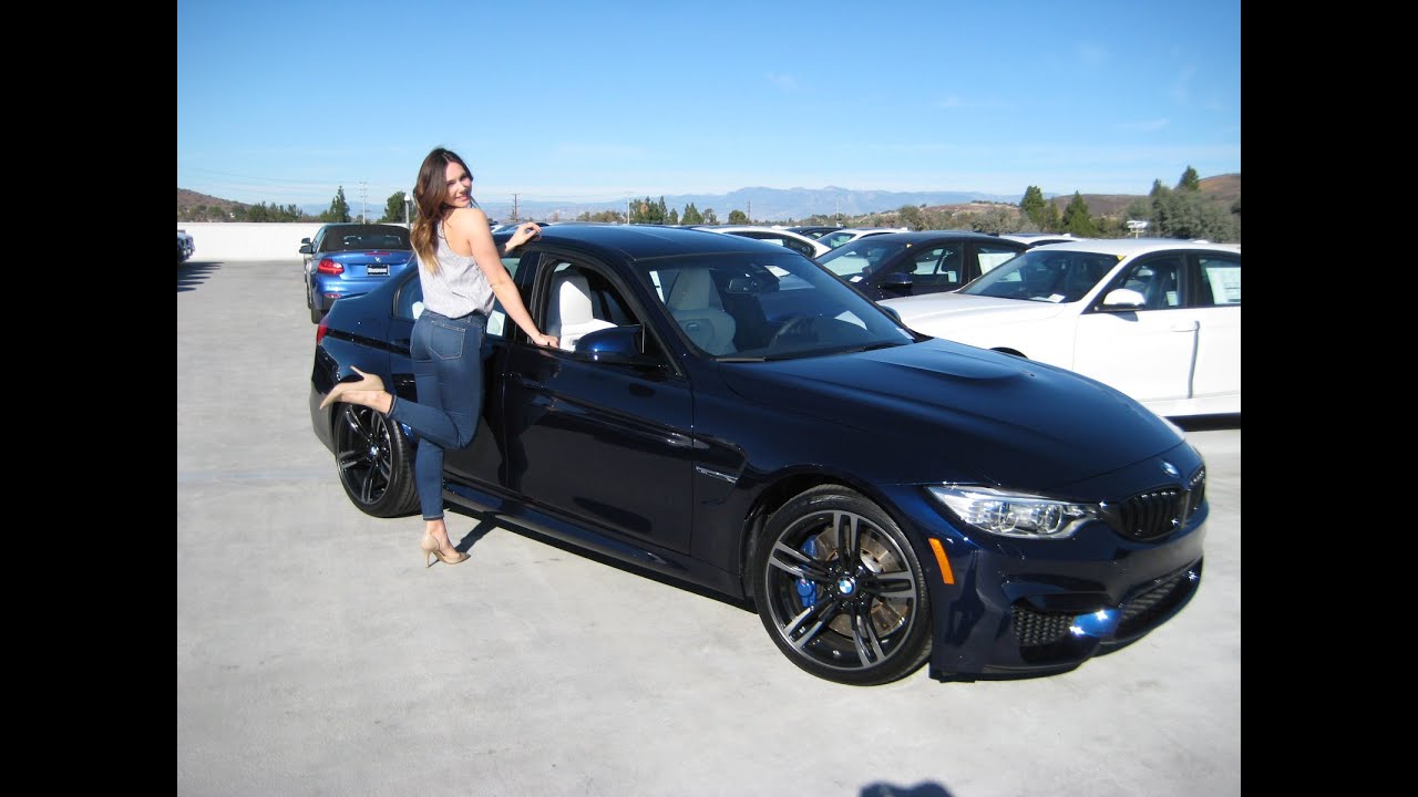 New Bmw M3 In Tanzanite Blue With Opal White Merino Leather Exhaust Sound Bmw Review