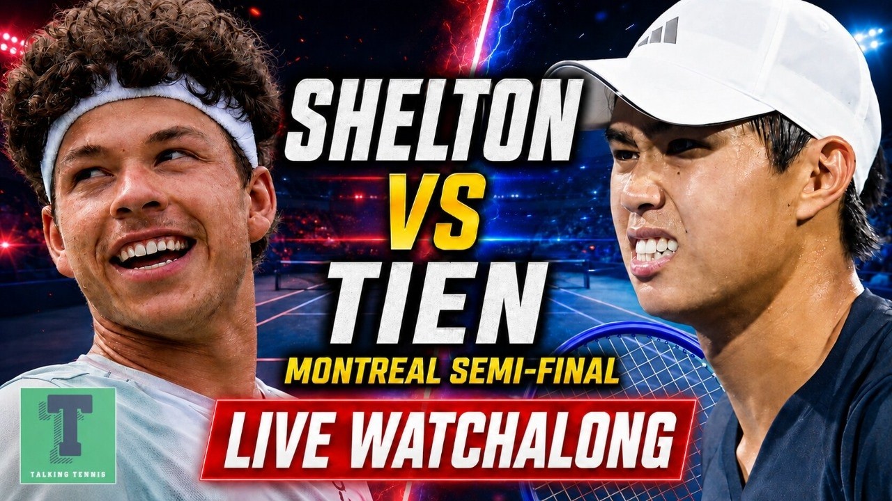 Ben Shelton vs Learner Tien | ATP Montreal | Canadian Open Semi-Final | LIVE TENNIS WATCHALONG