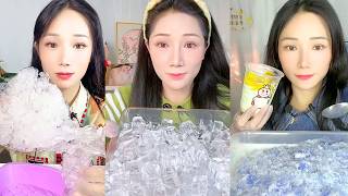 Clear Ice Shards, Crystal Ice Cubes & Blue Crushed Ice