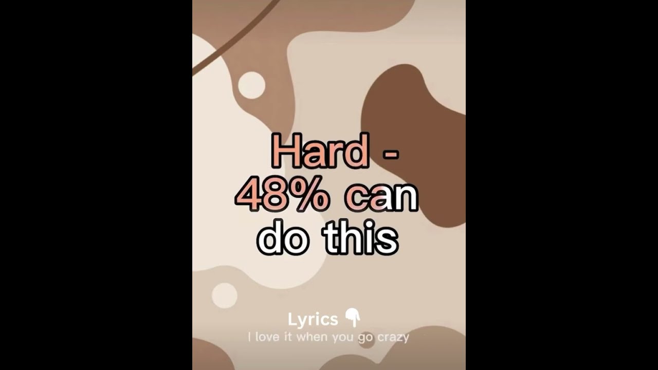 How Fast Can You Sing Tiktok Foryou Lyrics