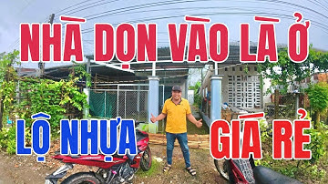 MS 10138 | Cần tiền làm ăn bán gấp căn nhà cấp 4 giá rẻ lộ nhựa DỌN VÀO LÀ Ở tại Vĩnh Long