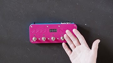 Hans - the 3D printed 5 button battery powered USB MIDI footswitch