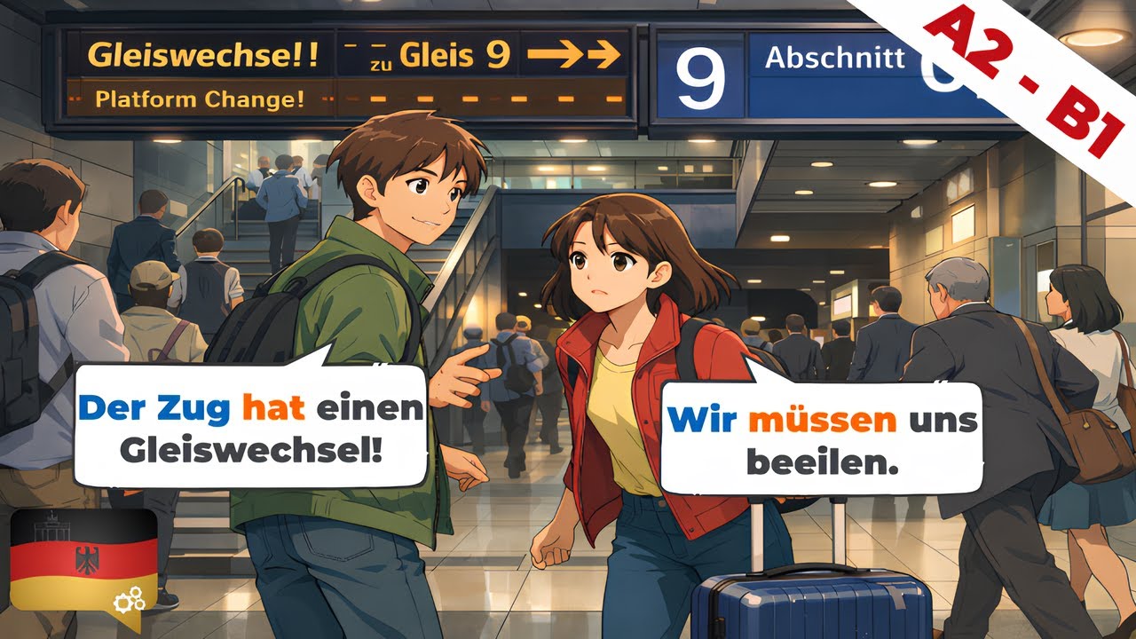 Deutsch Dialogen mit Geschichten (A2-B1) | Deutsch Lernen durch Hören