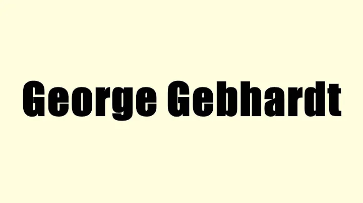 George Gebhardt
