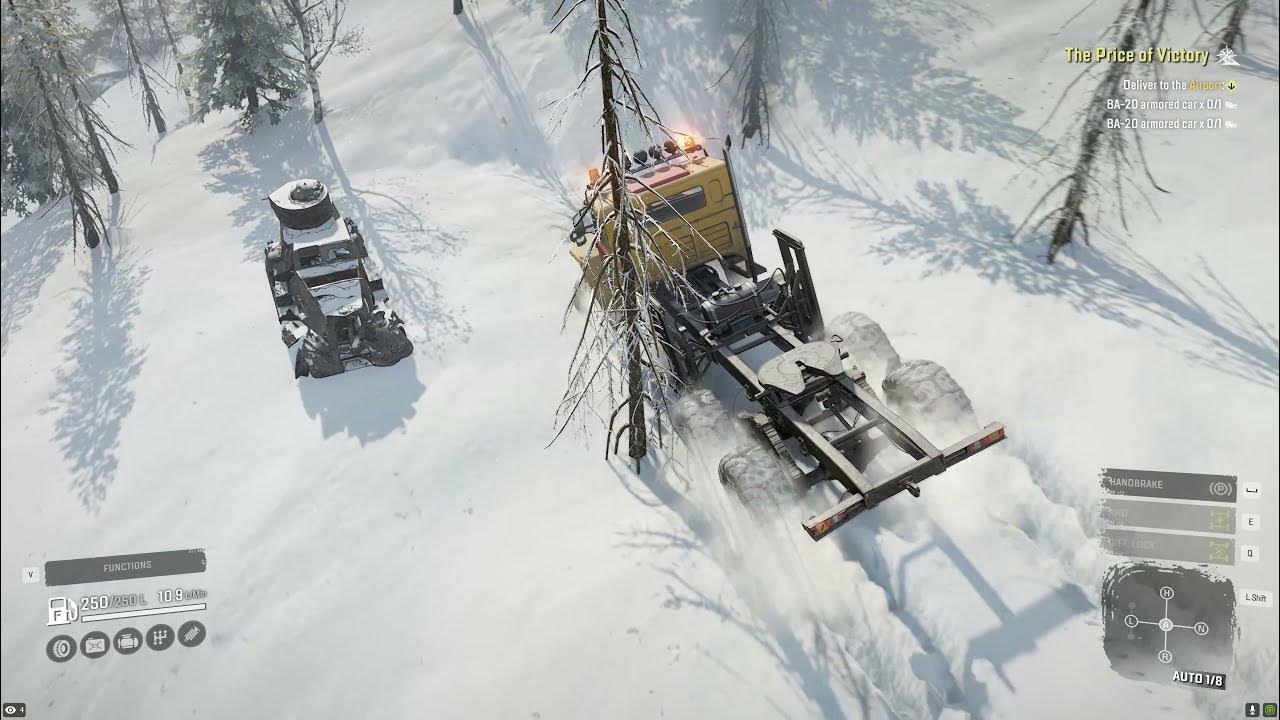 Snowrunner Imandra(The Price of Victory)Deliver to the Airport,BA20