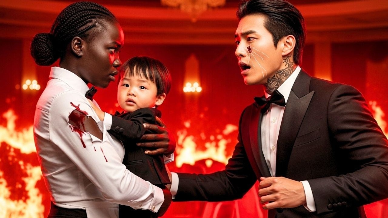A Black Lady Risked Her Life For The Korean Mafia Boss Son - He Chose Her Forever.