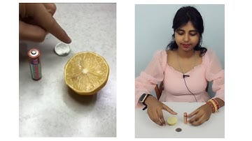 Lemon + Battery + Coin Experiment | Rainbow Fun and Foods