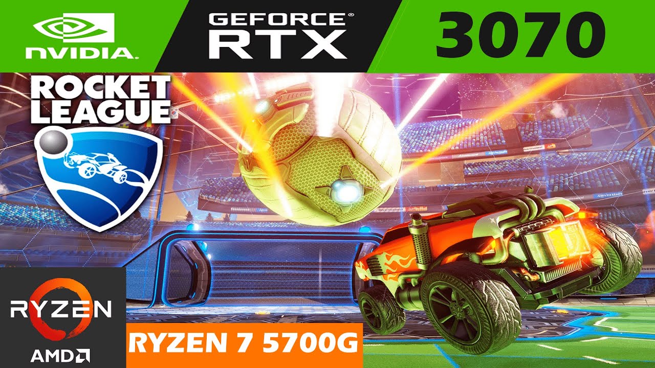 RTX 3070 + RYZEN 7 5700G Gaming Test ROCKET LEAGUE 1440p YouTube