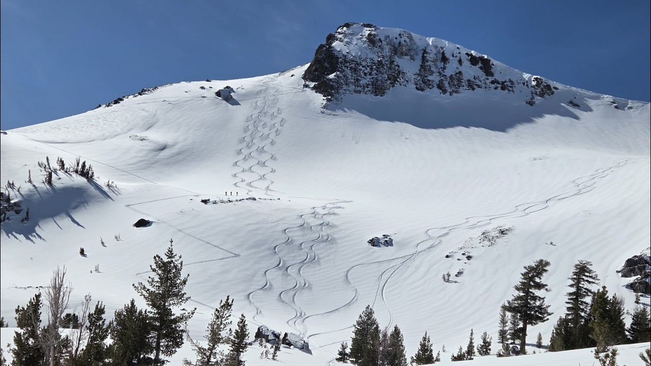 2026 02 13 Elephants back & Hump from Red lake. Tahoe Backcountry ski