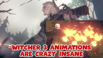 WITCHER 3 ANIMATIONS - GERALT - YEN - TRISS - CIRI [SWORD OF CONVALLARIA]