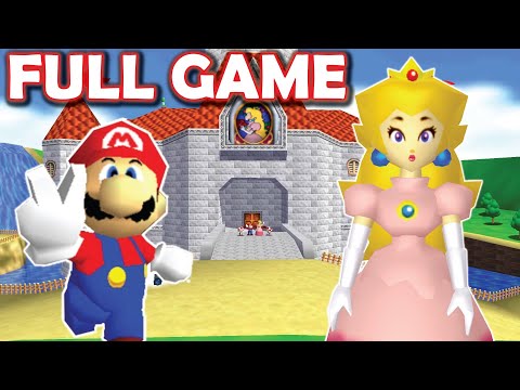 Super Mario 64 FULL GAME Playthrough (All 120 Stars + Yoshi) ["Super Mario 64 Plus" mod]