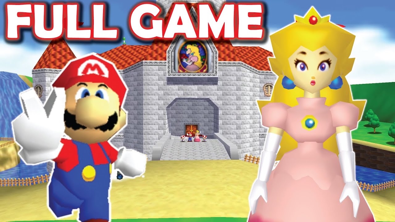 Super Mario 64 FULL GAME Playthrough (All 120 Stars + Yoshi) [