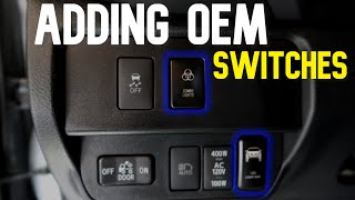 Installing a OEM switch in your Tacoma (Light bars, winches, pods, rock lights)