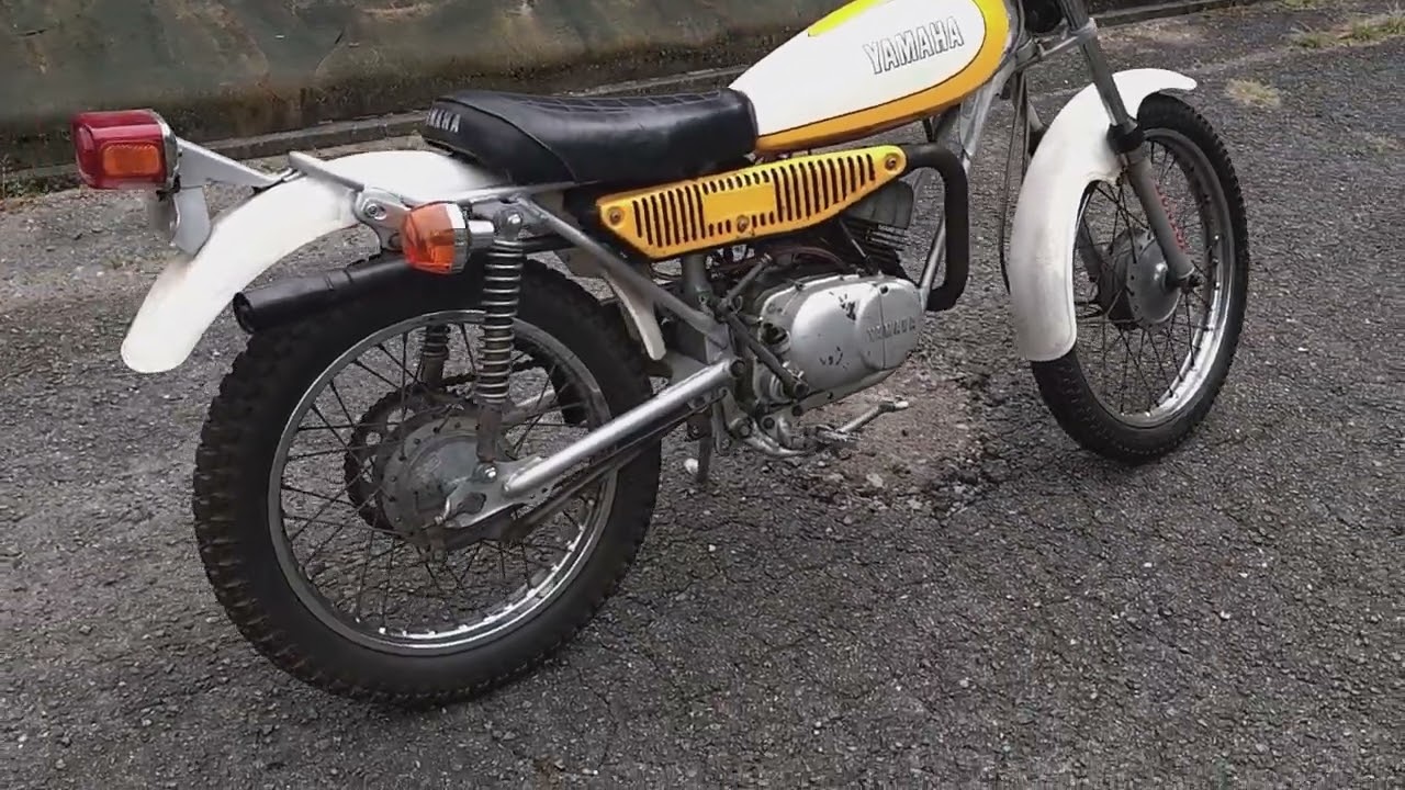 ヤマハ  TY50  2台まとめて 1975年式 ヤマハTY50 12V化と各部整備終わってエンジン始動 2026.4.18