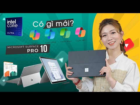 Surface Pro 10 chính thức ra mắt – Trang bị CPU Core Ultra mới, phím Copilot, Pin lên tới 19h