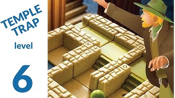 ASMR Daily Puzzle Game - TEMPLE TRAP - level 6 (Whispering)