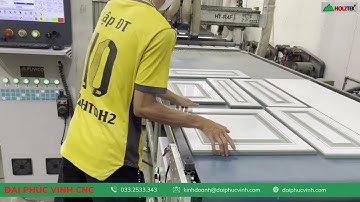 MÁY CNC 4 ĐẦU HOLZTEK HT-R4F FULL LINE PHAY PANO CỬA CỰC ĐẸP