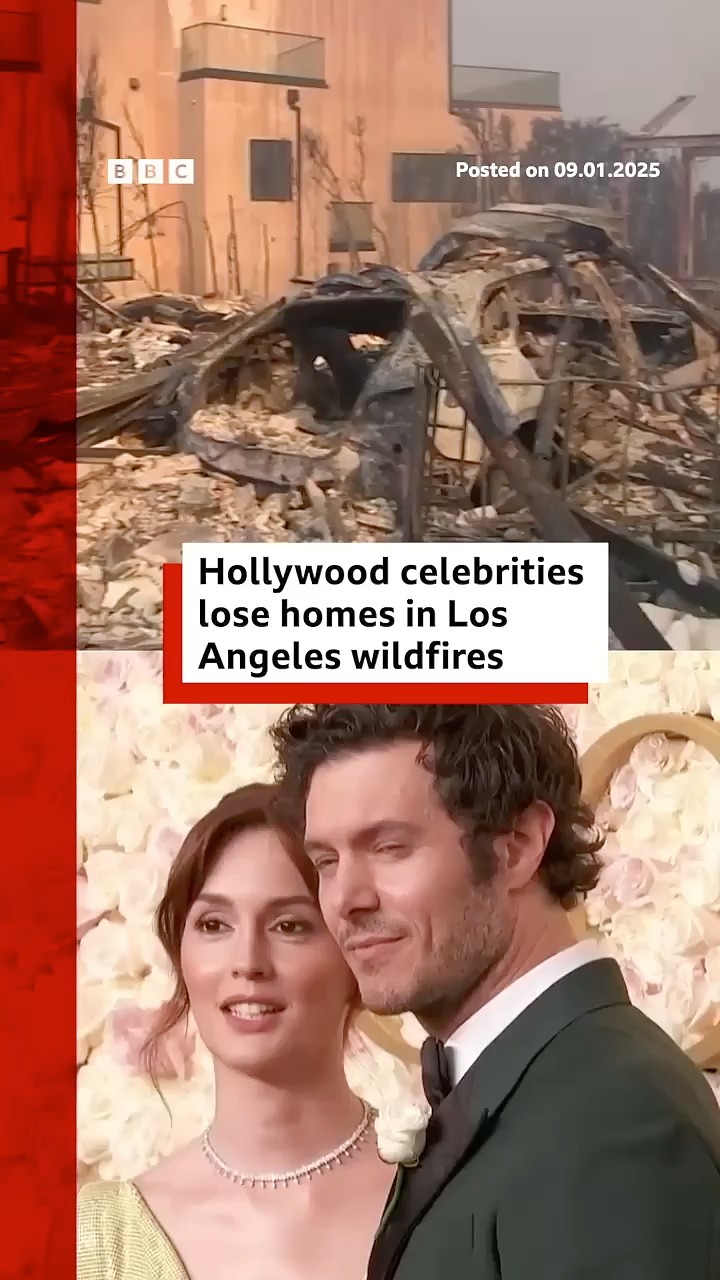Paris Hilton and Adam Brody among celebrities to lose homes in Los Angeles wildfires. #LA #BBCNews