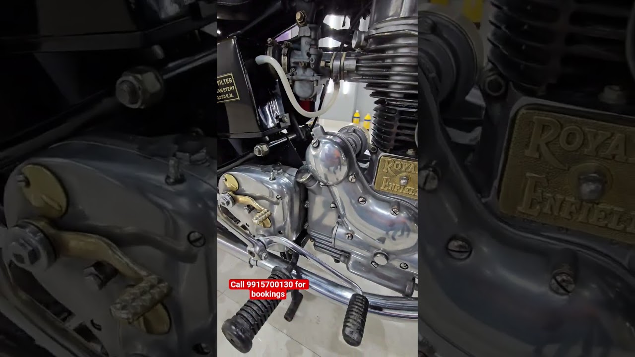 Royal enfield's gloss and shine restored without a paint job  