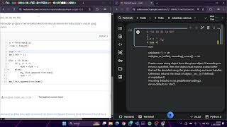Input Array di Python - Algoritma Pemrograman