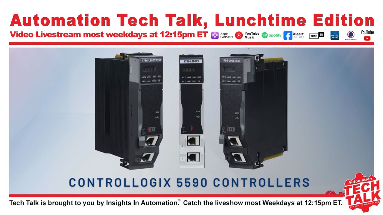 ControlLogix 5590 PLC Ships! Automation Tech Talk Lunchtime