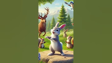 The Dance and Movement of a Rabbit  #rabbit #rabbitdance #shorts #cute