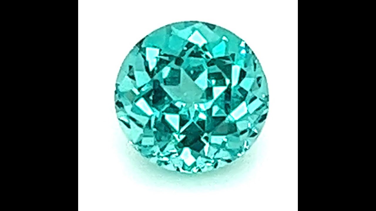 Chatham Minty Green Paraiba Color Chrysoberyl Round Cut in Grade GEM at AfricaGems